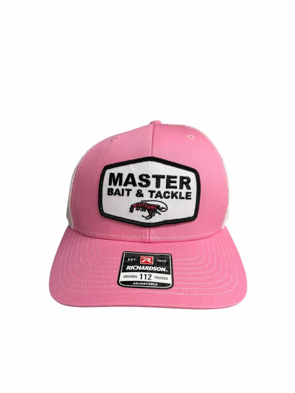 Pink "Master Bait & Tackle" Trucker Hat